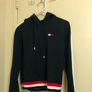 Tommy Hilfiger Cropped Fleece Hoodie
